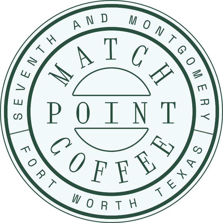 match point coffee badge